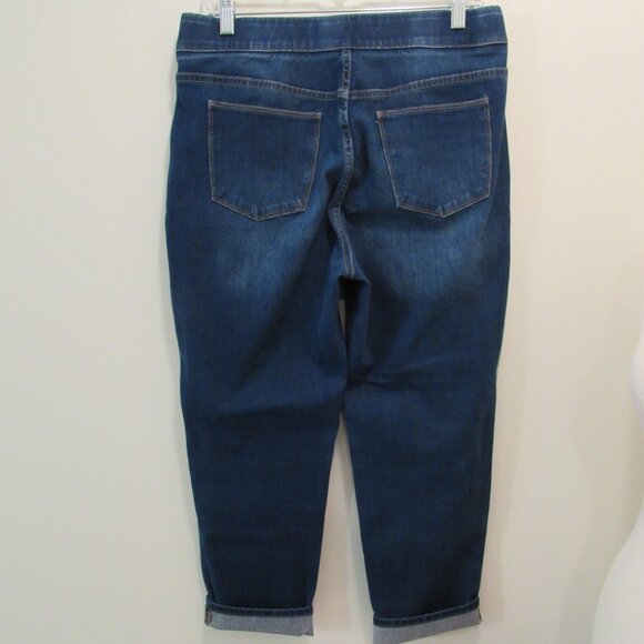 Soft Surroundings 2FH05 Ultimate Denim Pull On Crop Medium - Picture 7 of 16
